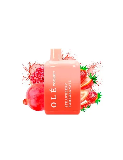Ole Pocket Strawberry Pomegranate 20mg 800 puff Disposable Vape