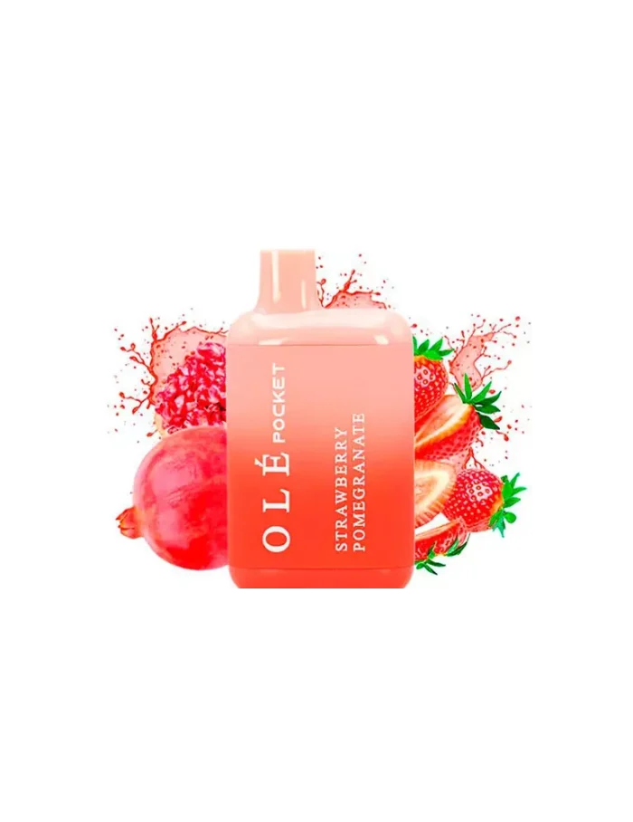 Ole Pocket Strawberry Pomegranate 20mg 800 puff Disposable Vape