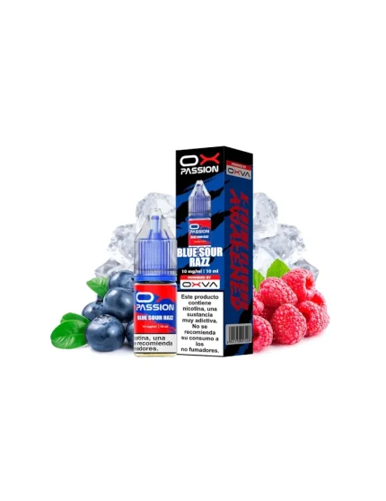 Oxva Ox Passion Nic Salts Blue Sour Razz 10mg 10ml E liquid
