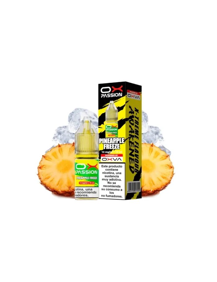 Oxva Ox Passion Nic Salts Pineapple Freeze 10mg 10ml E liquid