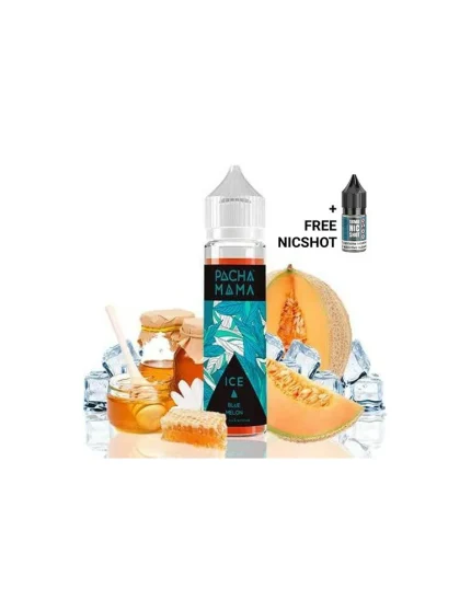 Pachamama Ice Blue Melon 50ml shortfill 70/30