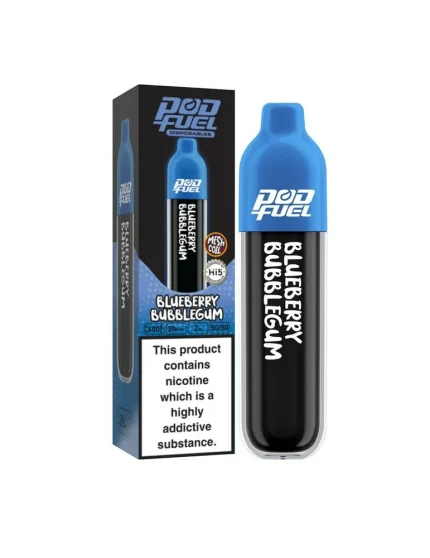 Pod Fuel Blueberry Bubblegum Disposable Vape 20mg 600puffs