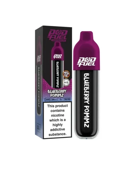 Pod Fuel Blueberry Pommz Disposable Vape 20mg 600puffs