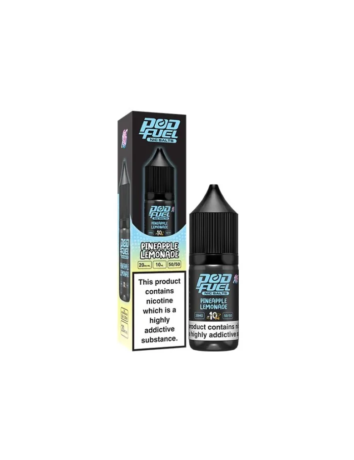 Pod Fuel Pineapple Lemonade 10ml 20mg Nic Salt E liquid