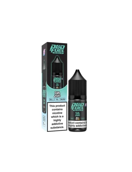 Pod Fuel Sub Zero 10ml 10mg Nic Salt E liquid