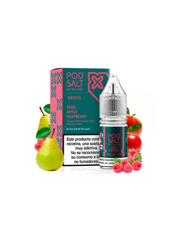 Pod Salt Nexus Pear Apple Raspberry 10ml 20mg E liquid