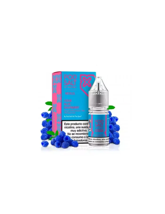 Pod Salt Nexus Sour Blue Raspberry 10ml 10mg E liquid