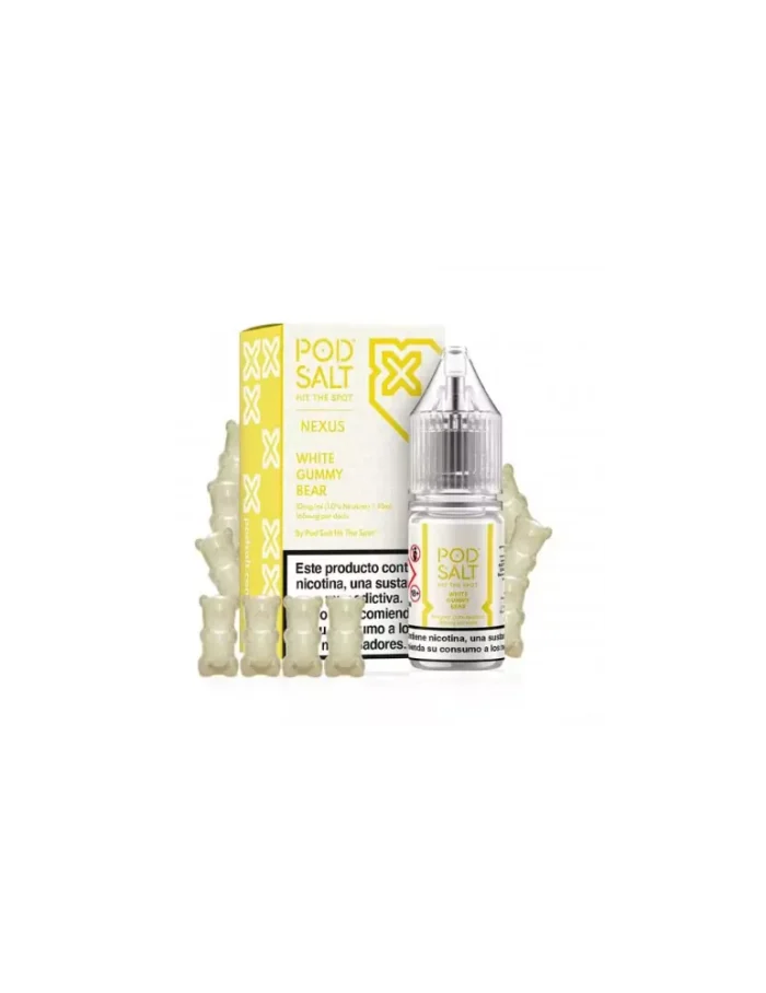 Pod Salt Nexus White Gummy Bear 10ml 10mg E liquid