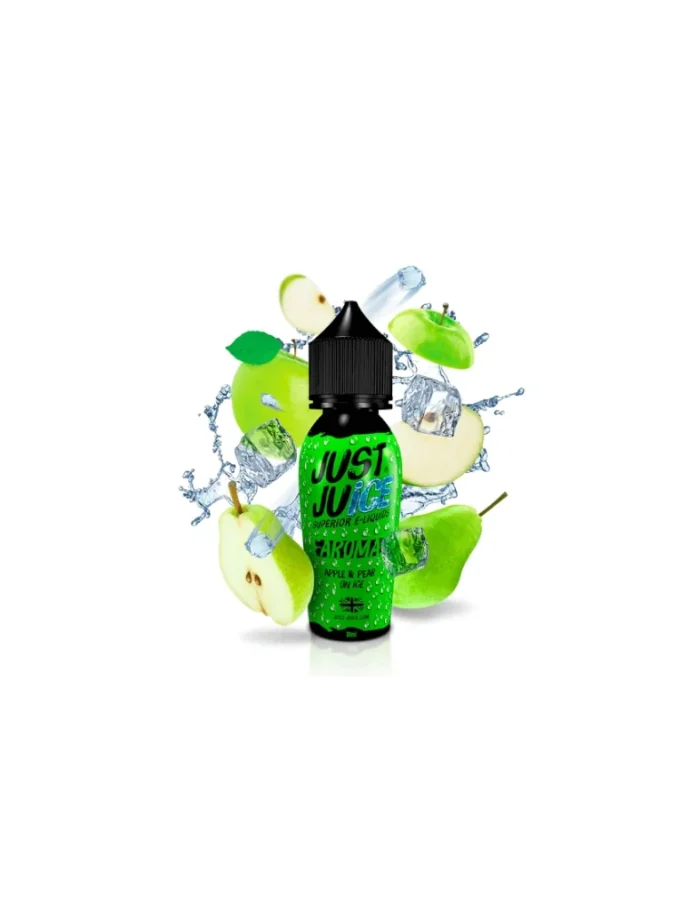 Prefilled Just Juice Apple Pear Ice 20mg 60ml Nic Salt E-liquids