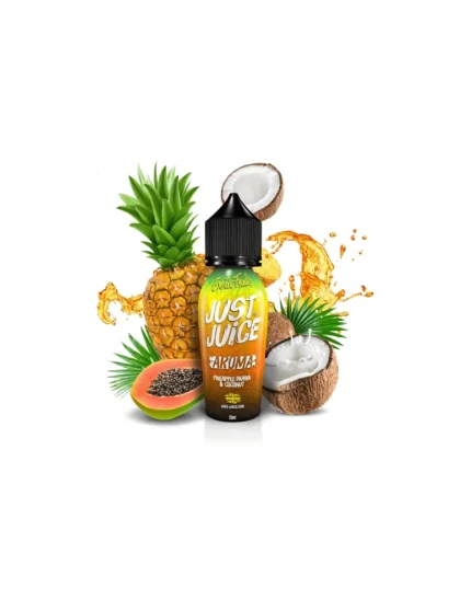 Prefilled Just Juice Exotic Fruits Papaya Pineapple Coconut 20mg 60ml Nic Salt E-liquids