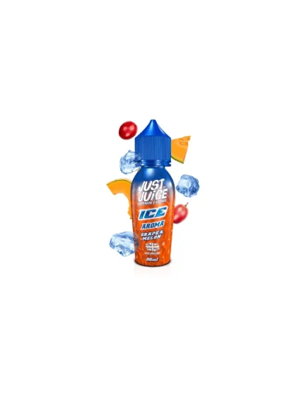 Prefilled Just Juice Ice Grape and Melon 20mg 60ml Nic Salt E-liquids