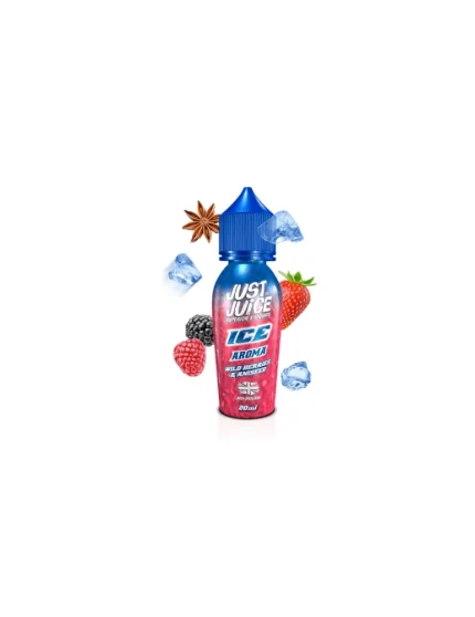 Prefilled Just Juice Ice Wild Berries and Aniseed 20mg 60ml Nic Salt E-liquids