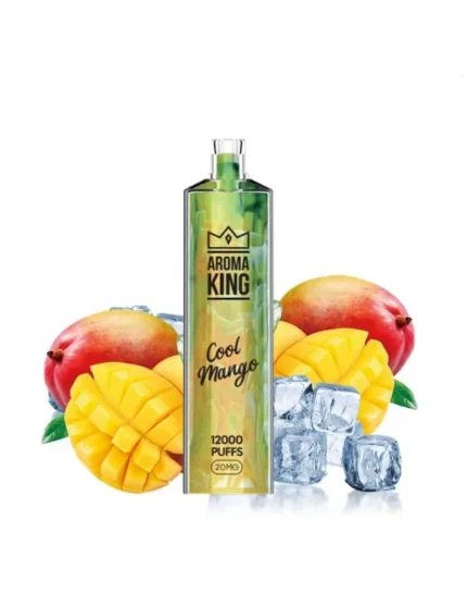 Puff Gem 12000 puffs Cool Mango 20mg - Aroma King Disposable Vape