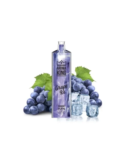 Puff Gem 12000 puffs Grape Ice 20mg - Aroma King Disposable Vape