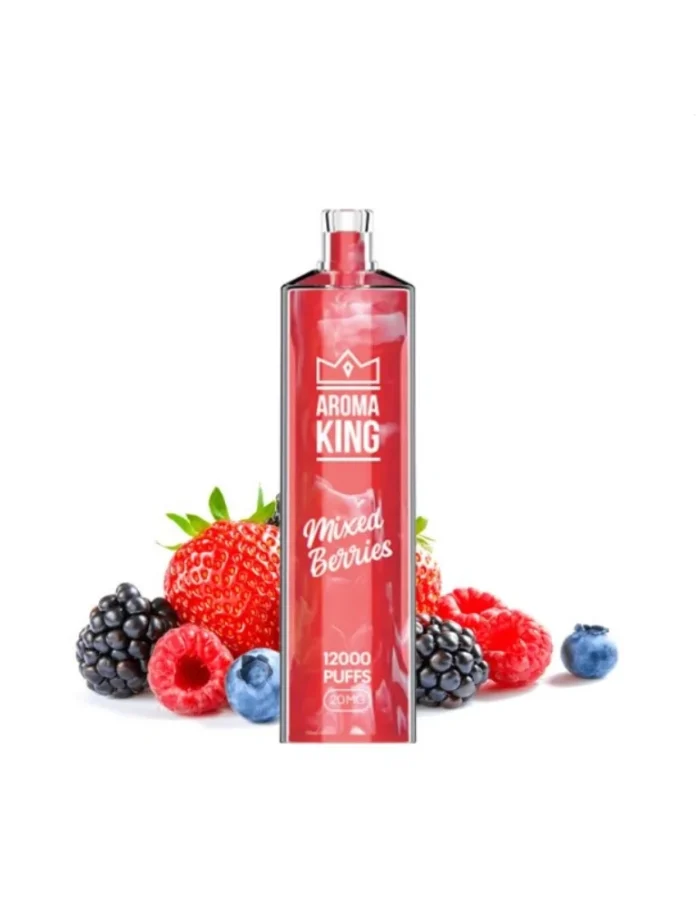 Puff Gem 12000 puffs Mixed Berry 20mg - Aroma King Disposable Vape