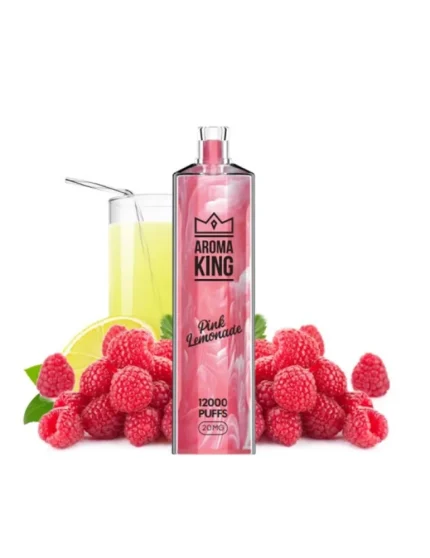 Puff Gem 12000 puffs Pink Lemonade 20mg - Aroma King Disposable Vape