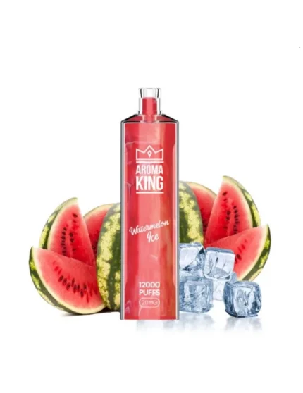 Puff Gem 12000 puffs Watermelon Ice 20mg - Aroma King Disposable Vape