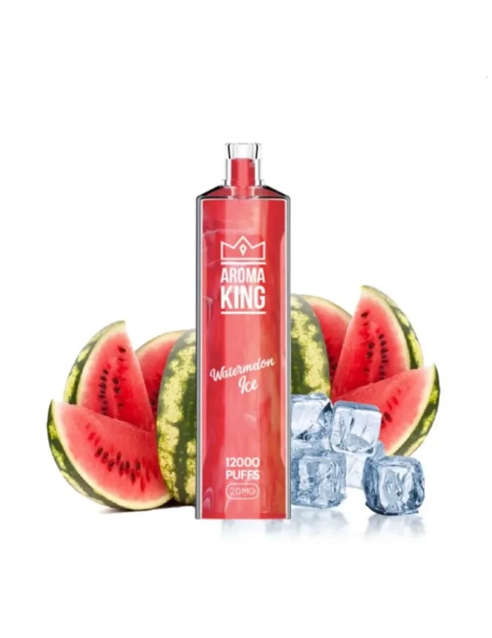 Puff Gem 12000 puffs Watermelon Ice 20mg - Aroma King Disposable Vape