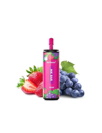 Puff MK Bar 7000puffs 20mg Srawberry Grape - McKeese Disposable Vape