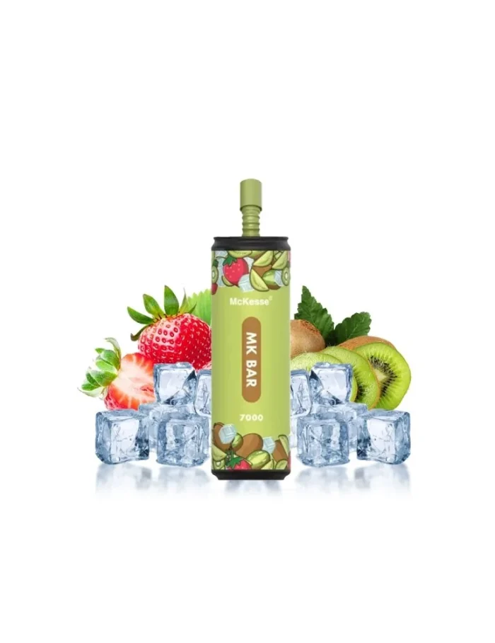 Puff MK Bar 7000 puffs 20mg Strawberry Kiwi Ice - McKeese Disposable Vape