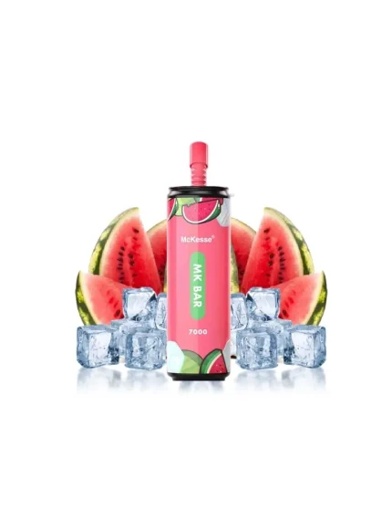 Puff MK Bar 7000 puffs 20mg Watermelon Ice - McKeese Disposable Vape
