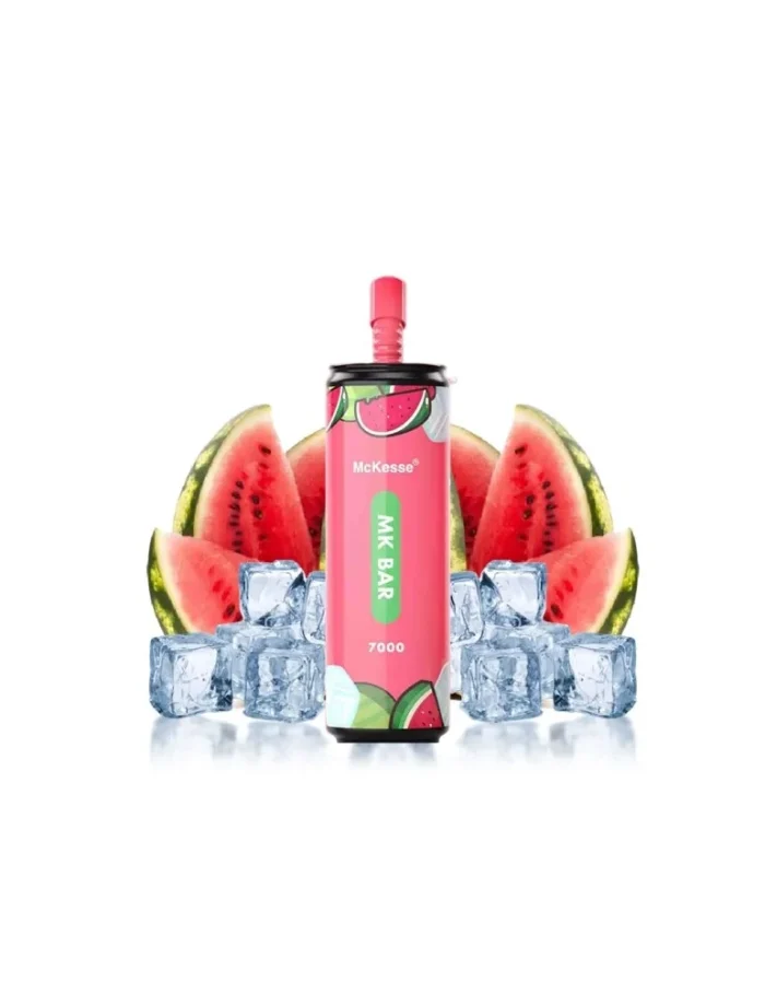 Puff MK Bar 7000 puffs 20mg Watermelon Ice - McKeese Disposable Vape