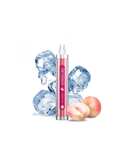 Puff Young P2 Peach Ice 20mg 600puffs mesh coil - Rebar by Lost Vape