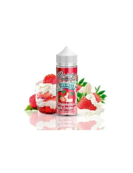 Ramsey E Liquids Strawberries & Cream 100ml 0mg (shortfill) 70/30