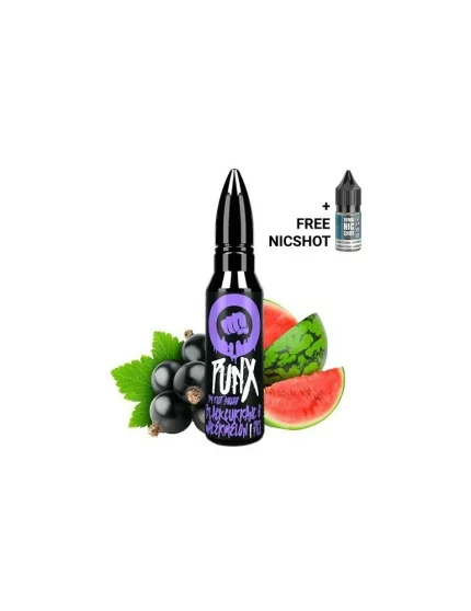 Riot Squad Punx Blackcurrant & Watermelon 0mg 50ml 70/30