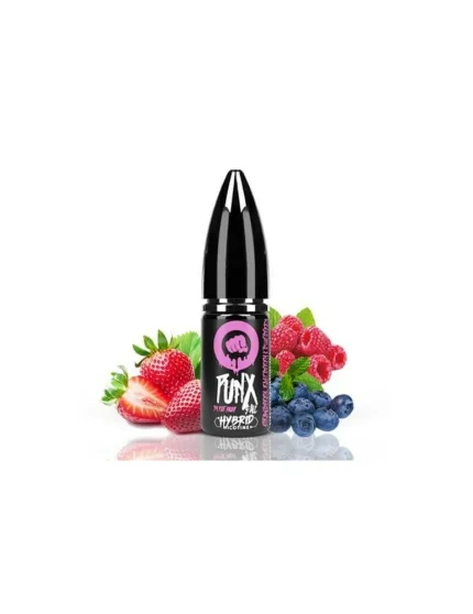 Riot Squad Punx Salts Strawberry Raspberry & Blueberry 20mg 10ml 50/50