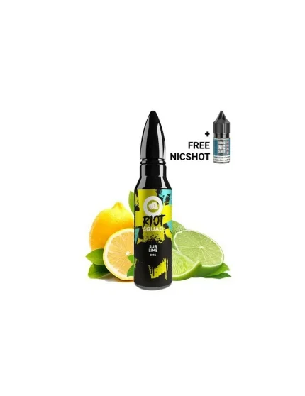 Riot Squad Sub-Lime 0mg 50ml 70/30