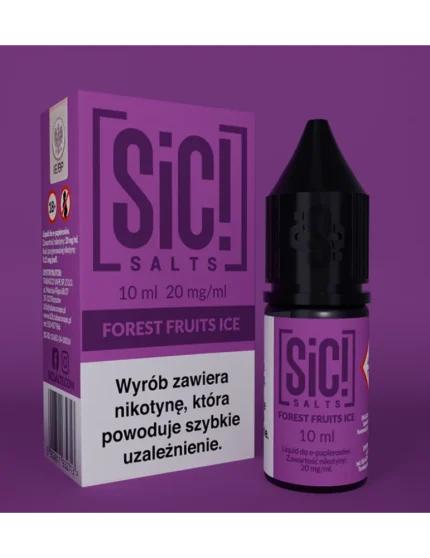 Sic! Nic Salt Forest Fruits Ice 20mg 10ml E liquid