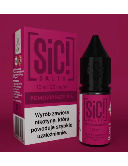 Sic! Nic Salt Pomegranate Ice 20mg 10ml E liquid