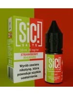 Sic! Nic Salt Strawberry Rhubarb 20mg 10ml E liquid