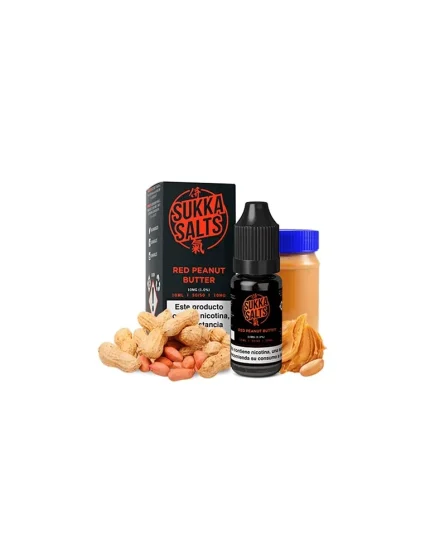 Sukka Black NicSalt Red Peanut Butter 10mg 10ml E liquid