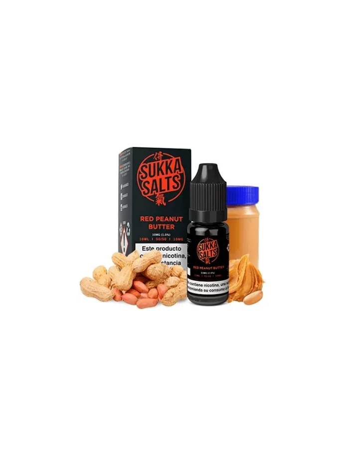 Sukka Black NicSalt Red Peanut Butter 10mg 10ml E liquid