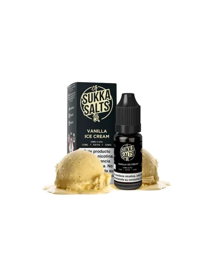 Sukka Black NicSalt Salts Vanilla Ice Cream 10mg 10ml E liquid