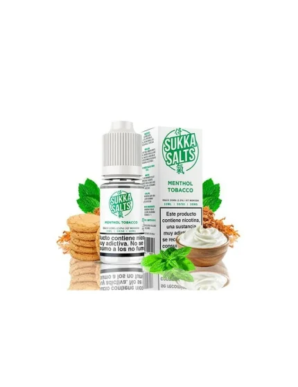 Sukka Salts Tobacco Menthol 10ml 10mg 50/50