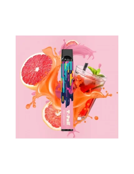 T-Puff Mesh 600puffs 20mg Pink Lemonade - Tribal Force Disposable Vape