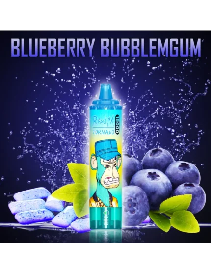 Tornado 15000 puffs Blueberry Bubblegum 20mg - RandM Disposable Vape