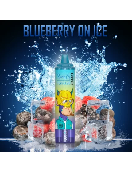 Tornado 15000 puffs Blueberry On Ice 20mg - RandM Disposable Vape
