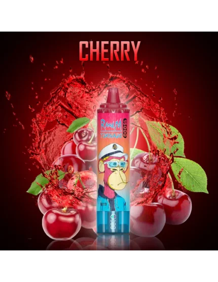 Tornado 15000 puffs Cherry 20mg - RandM Disposable Vape