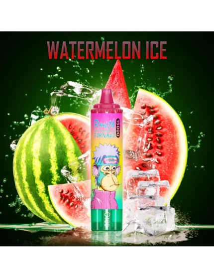 Tornado 15000 puffs Watermelon Ice 20mg - RandM Disposable Vape