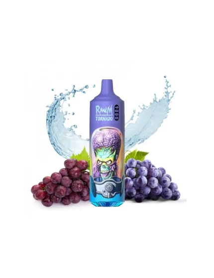 Tornado 9000 puffs Grape 20mg - Fumot