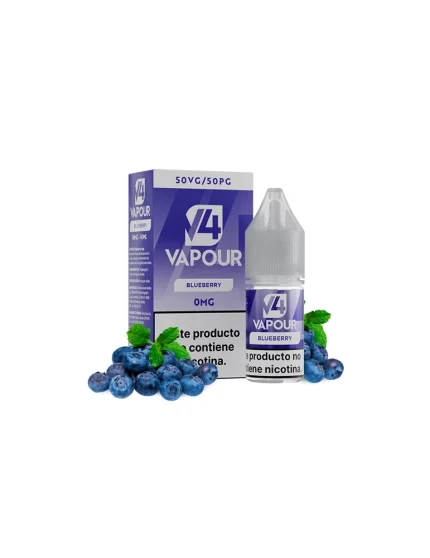 V4 Vapour Blueberry 10ml 0mg E-liquid