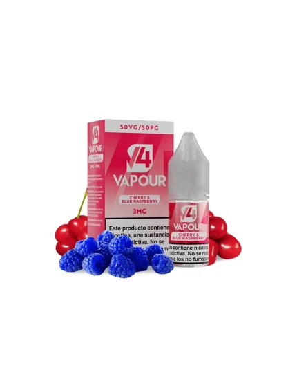V4 Vapour Cherry Blue Raspberry 10ml 3mg E-liquid