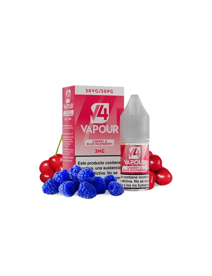 V4 Vapour Cherry Blue Raspberry 10ml 3mg E-liquid