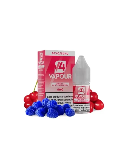 V4 Vapour Cherry Blue Raspberry 10ml 6mg E-liquid