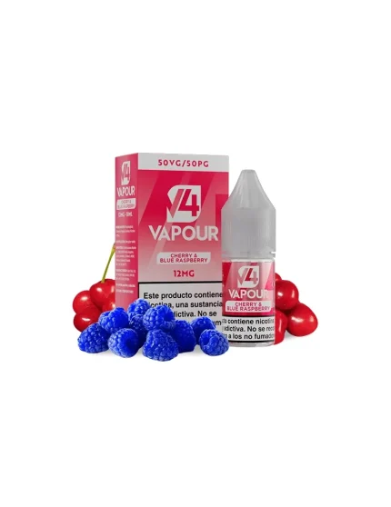 V4 Vapour Cherry Blue Raspberry 10ml 12mg E-liquid