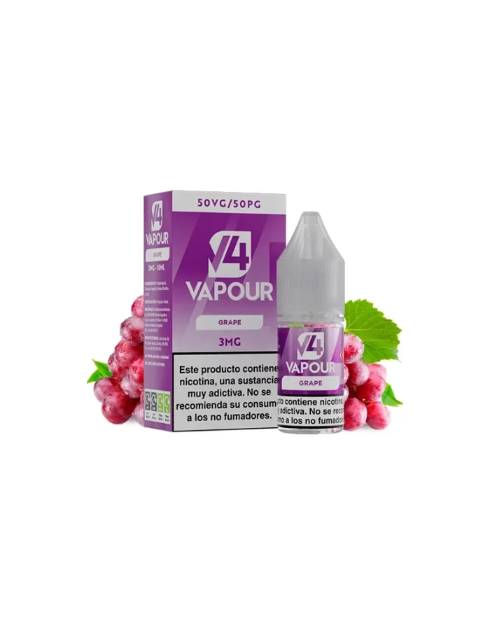 V4 Vapour Grape 10ml 3mg E-liquid